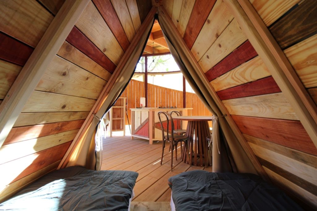 HEBERGEMENT INSOLITE VISION BIVOUAC CABANE