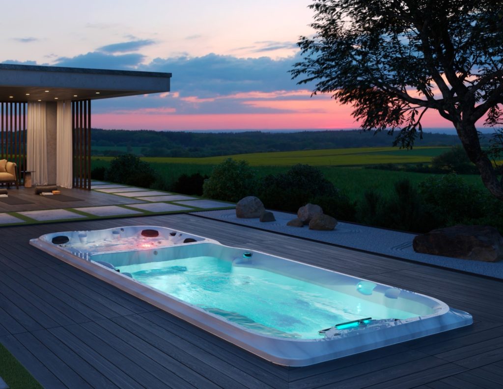 spa de nage jacuzzi