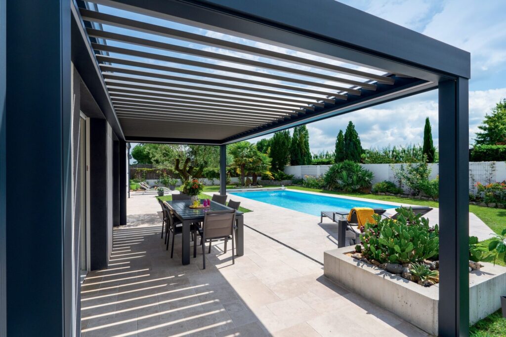 pergola bioclimatique vision 900 lames orientables