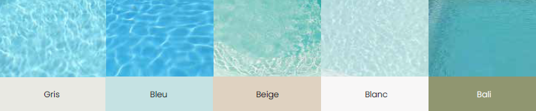 coloris piscine coque